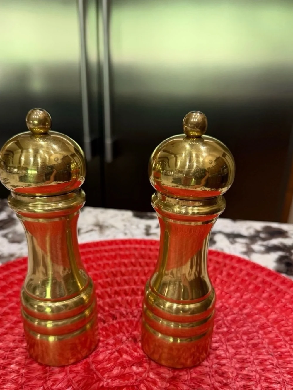 Williams Sonoma Gold Salt only Set 2